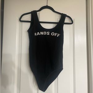 Forever 21 Hands Off Bodysuit Size L
